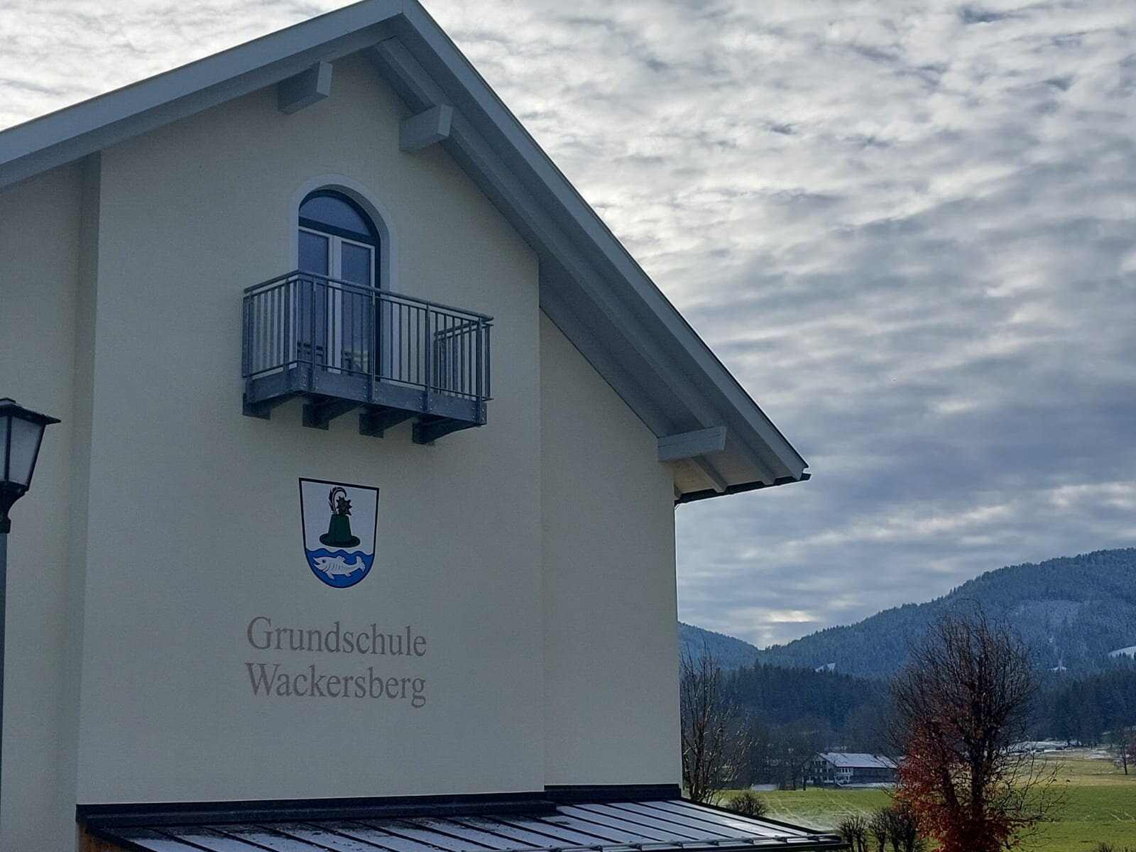 Balkon Schule